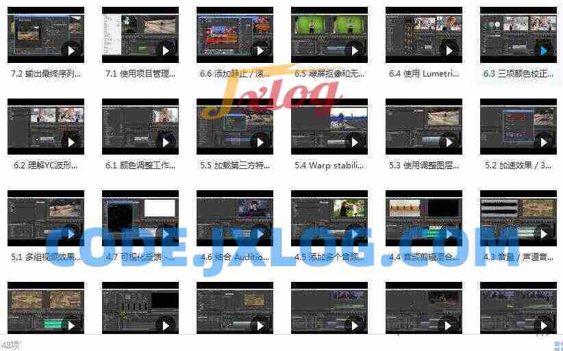 PR Pro CC中级进阶教学视频全套学习与下载(48集) PR Pro CC中级进阶教学视频全套学习与下载(48集)