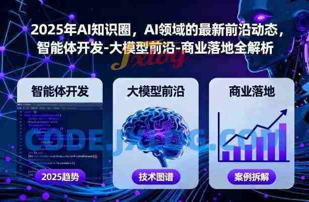 2025年AI知识圈,AI领域的最新前沿动态,智能体开发-大模型前沿-商业落地全解析 2025年AI知识圈,AI领域的最新前沿动态,智能体开发-大模型前沿-商业落地全解析