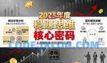 2025年度稳賺思维老板创业营，拆解2025年新商业环境下，企业实现持续盈利的核心密码
