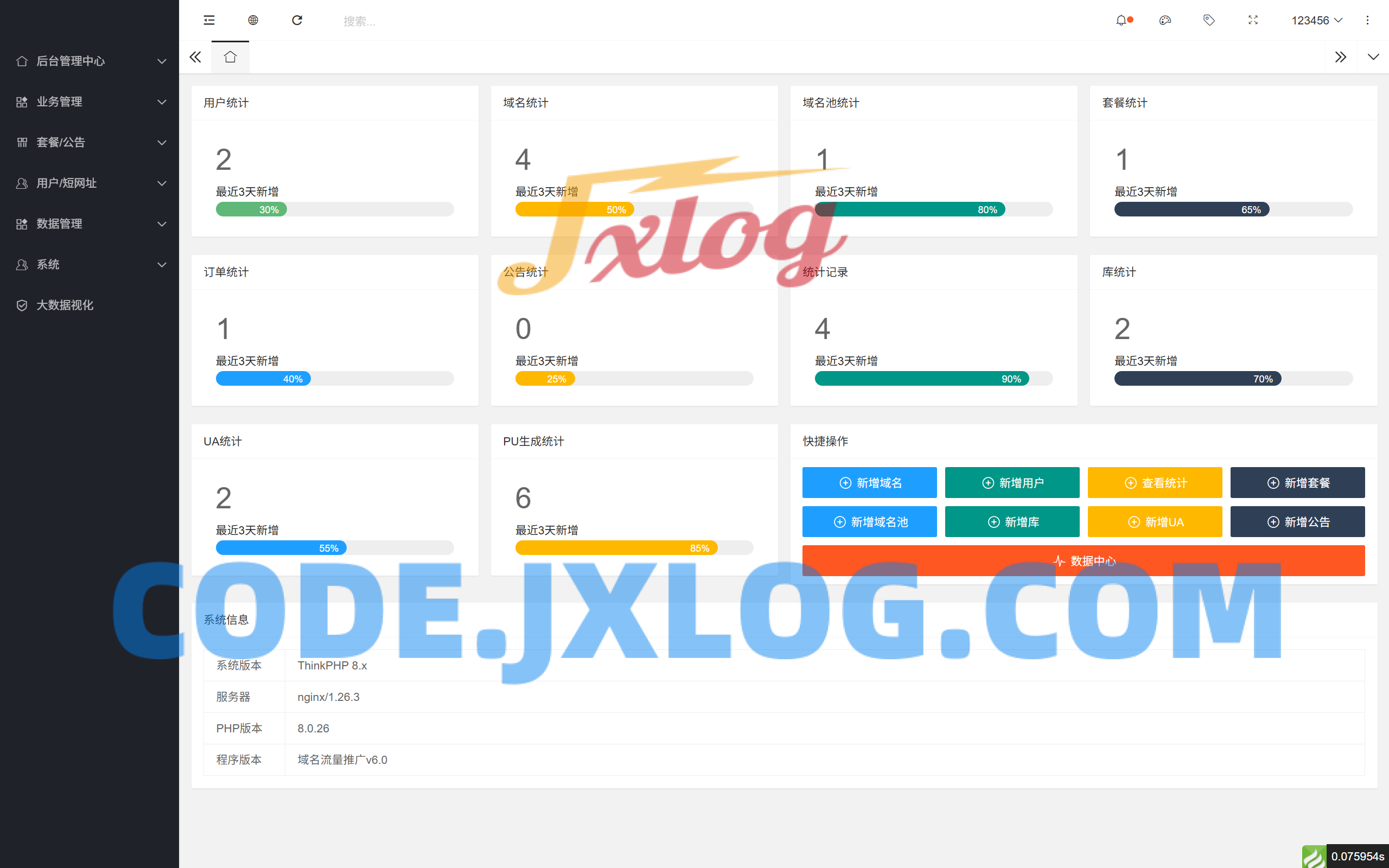 域网址-智能网址管理系统v6.0防红活码导航 域网址-智能网址管理系统v6.0防红活码导航