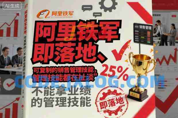 阿里铁军即落地、可复制的销售管理技能,不能拿业绩的管理技能都在扯淡 阿里铁军即落地、可复制的销售管理技能,不能拿业绩的管理技能都在扯淡