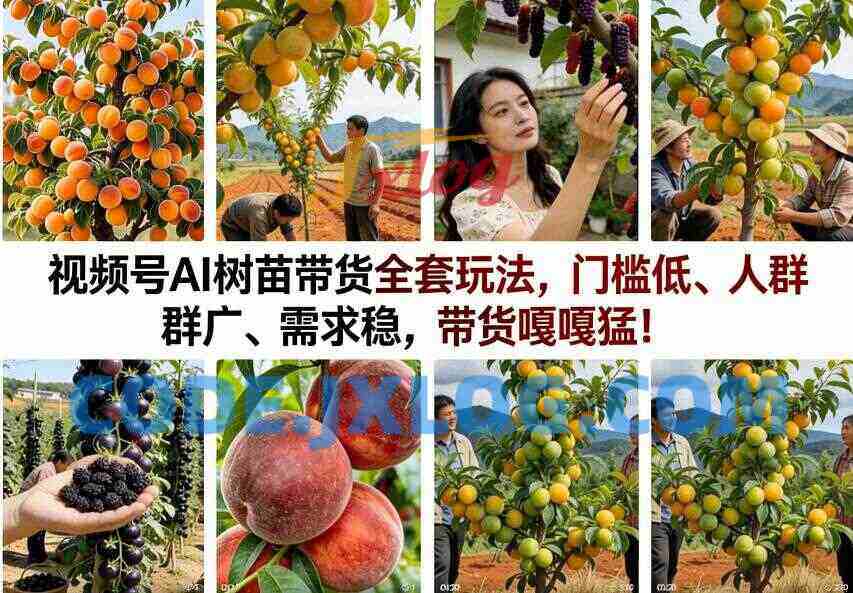 视频号AI树苗带货全套玩法,门槛低、人群广、需求稳,带货嘎嘎猛(更新0322) 视频号AI树苗带货全套玩法,门槛低、人群广、需求稳,带货嘎嘎猛(更新0322)