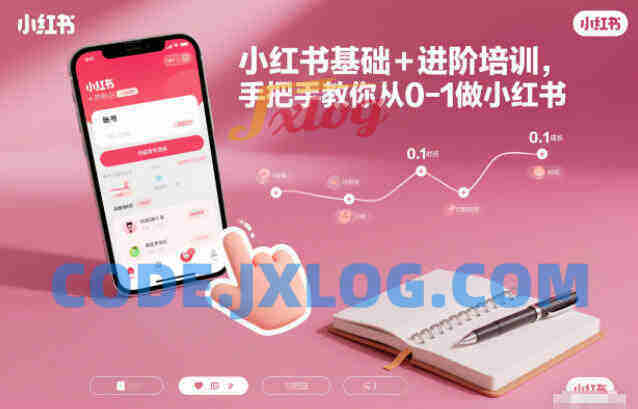 小红书基础+进阶培训,手把手教你从0-1做小红书 小红书基础+进阶培训,手把手教你从0-1做小红书