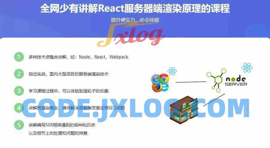 React服务器渲染原理解析与实践
