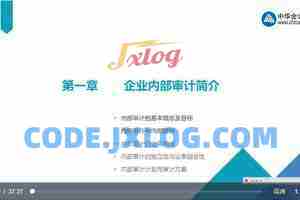 中华：内部审计讲解课程（视频11集）