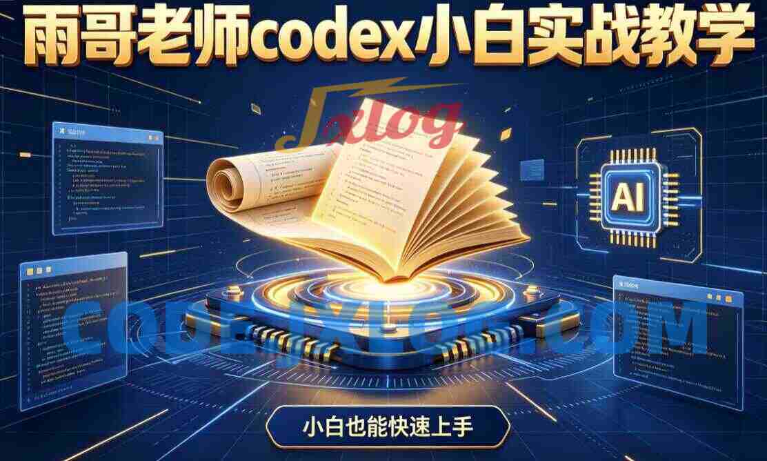 雨哥老师codex小白实战教学