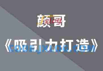 颜哥《男士吸引力打造》