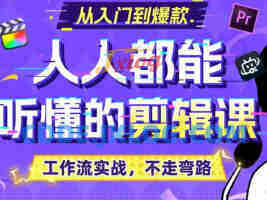 百万剪辑狮人人都能听懂的剪辑思维课 百万剪辑狮人人都能听懂的剪辑思维课
