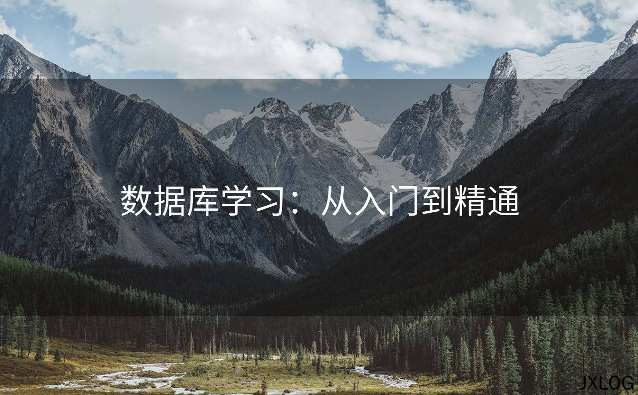 数据库学习：从入门到精通