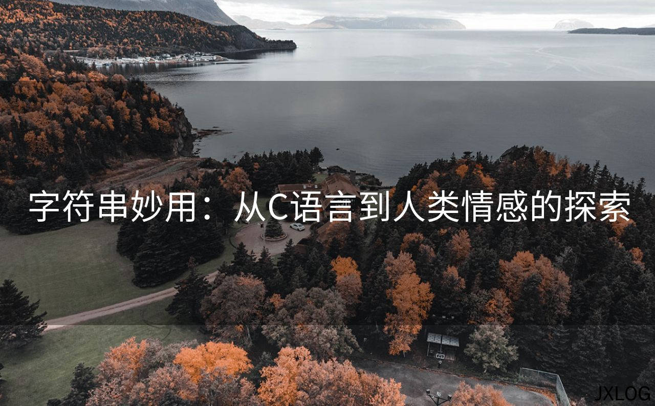 1、字符串妙用：从C语言到人类情感的探索 - JXLOG