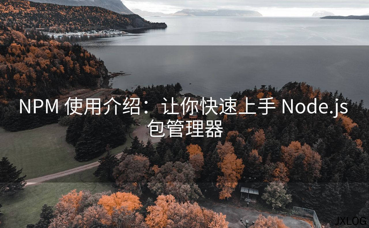 1、NPM 使用介绍：让你快速上手 Node.js 包管理器 - JXLOG