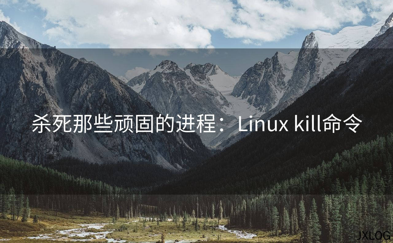 杀死那些顽固的进程：Linux kill命令