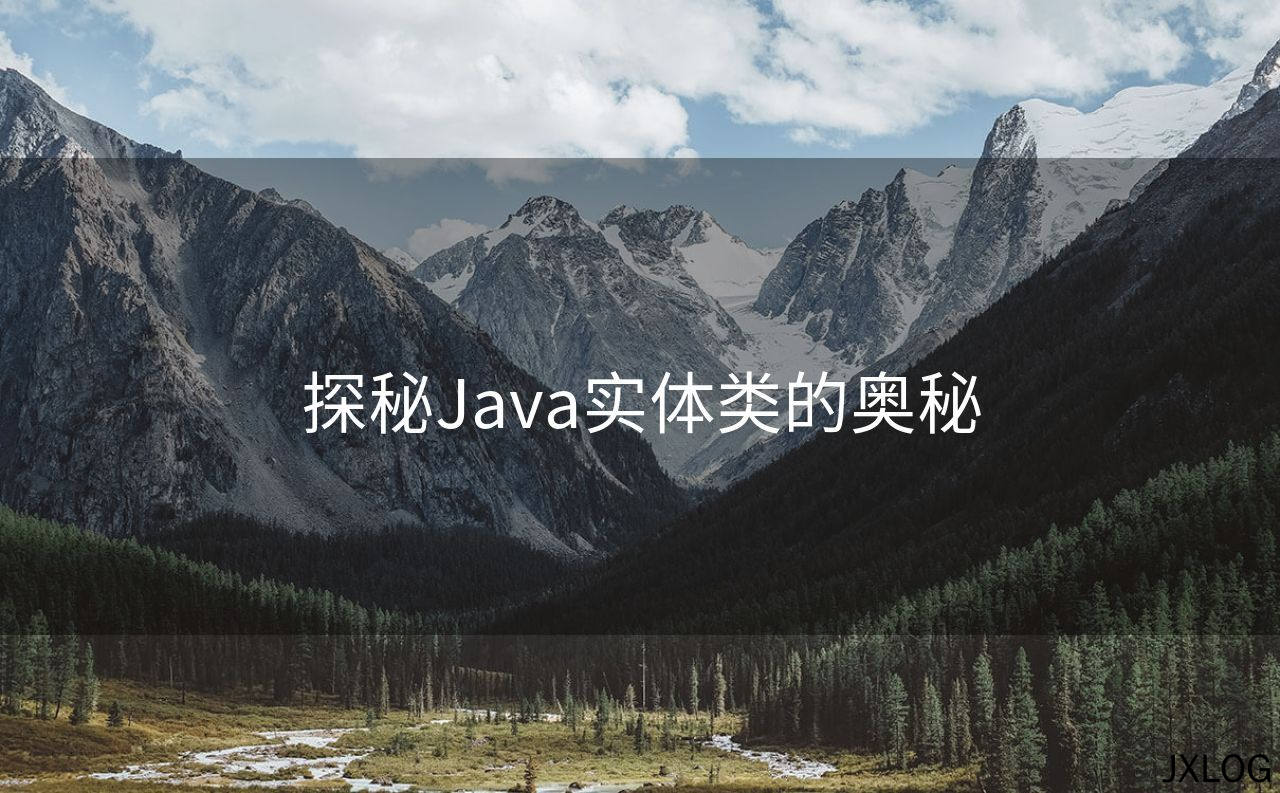 探秘Java实体类的奥秘