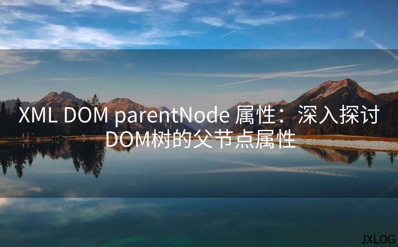 XML DOM parentNode 属性：深入探讨DOM树的父节点属性