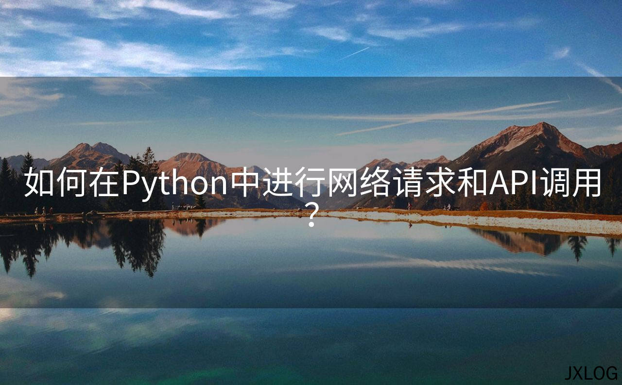 如何在Python中进行网络请求和API调用？