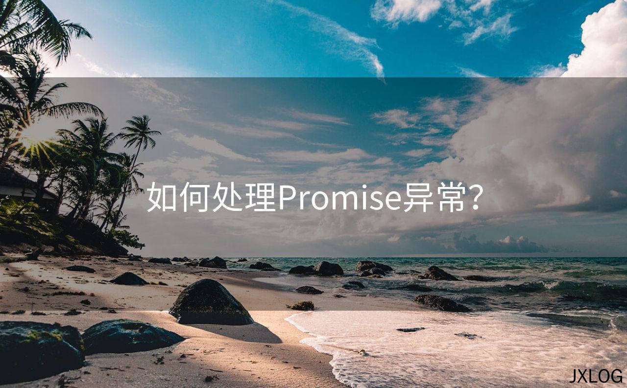 如何处理Promise异常？