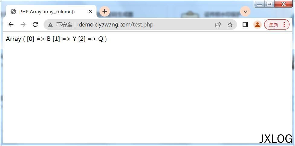 2、如何使用PHP的Array array_column()函数返回输入数组中指定列的值 - JXLOG